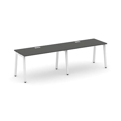 Style Project Рабочая станция 1 сторон. SN-5A.ORS-023 Антрацит/Металл Белый 2760*800*750