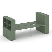 Бенч-система с опорными шкафами-купе Concept CN.DRS-287