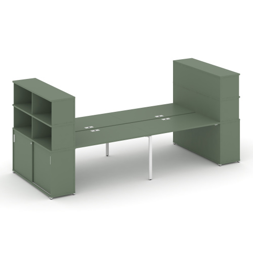 Бенч-система с опорными шкафами-купе Concept CN.DRS-287