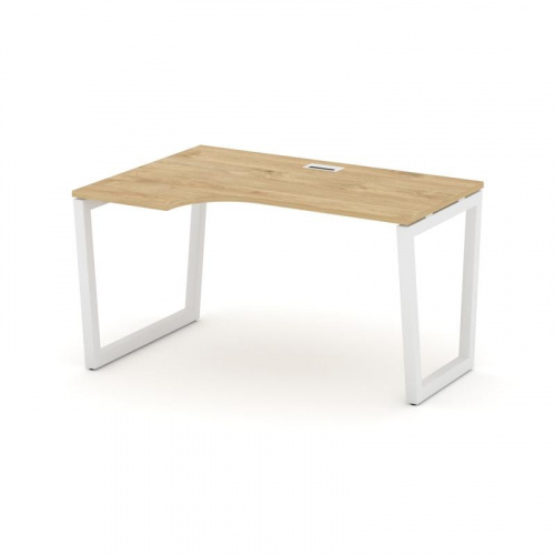 Style Project Стол рабочий эргоном. SN-5T2.SPA-002(L) Акация Лорка/Металл Антрацит/Заглушка Пластик фото 3