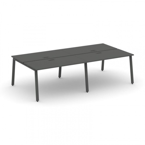 Style Project Рабочая станция 2-х сторон. SN-6A.DRS-043 Тиквуд Светлый/Металл Антрацит 2760*1432*750 фото 25