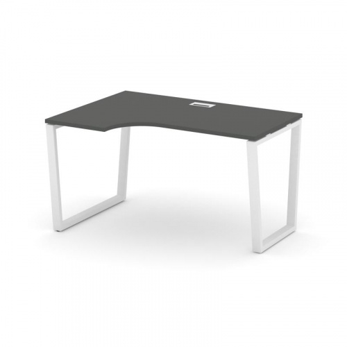 Style Project Стол рабочий эргоном. SN-6T2.SPA-001(L) Акация Лорка/Металл Антрацит/Заглушка Пластик фото 19