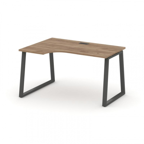 Style Project Стол рабочий эргоном. SN-6T1.SPA-012(L) Акация Лорка/Металл Антрацит/Заглушка Пластик фото 23