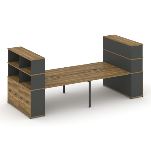 Бенч-система с опорными распашными шкафами Concept CN.DRS-274