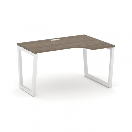 Style Project Стол рабочий эргоном. SN-5T2.SPA-022(R) Акация Лорка/Металл Антрацит/Заглушка Пластик фото 15