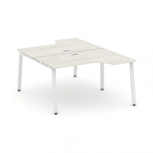 Style Project Рабочая станция эргоном. SN-6A.DRPA-021 Акация Лорка/Металл Белый 1380*1632/1992*750 фото 19