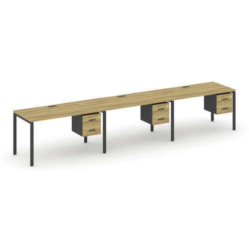 Бенч-система на 3 места с подвесными тумбами Concept CN.ORS-134 фото 4