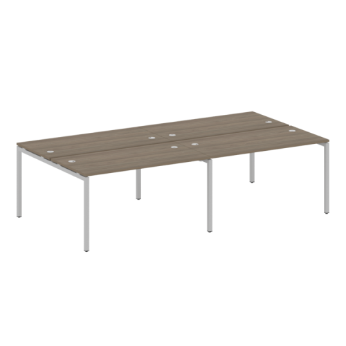 Бенч-система на 4 места на П-обр. м/к Metal System Quattro 40БП.СМ-4.3  фото 3