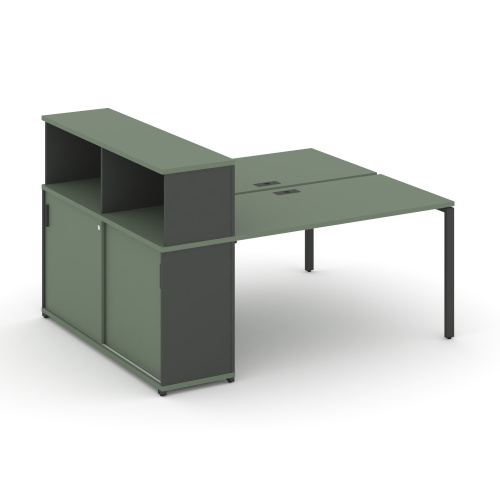 Бенч-система с опорным шкафом-купе с надставкой Concept CN.DRS-239 фото 2 Бенч-система с опорным шкафом-купе с надставкой Concept CN.DRS-239 фото 2