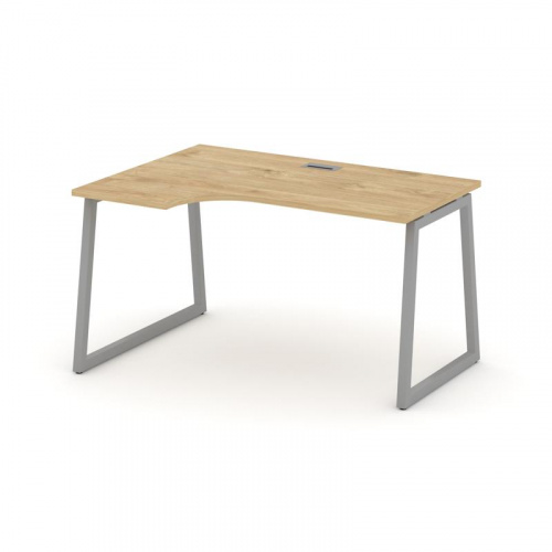 Style Project Стол рабочий эргоном. SN-4T1.SPA-001(L) Акация Лорка/Металл Антрацит/Заглушка Пластик фото 2