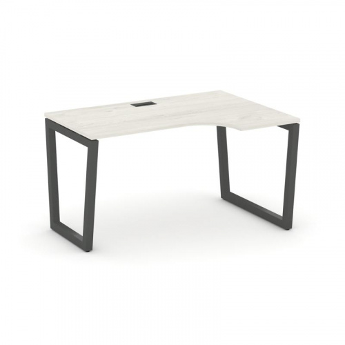 Style Project Стол рабочий эргоном. SN-5T2.SPA-022(R) Акация Лорка/Металл Антрацит/Заглушка Пластик фото 24