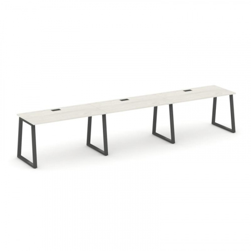 Style Project Рабочая станция 1 сторон. SN-6T1.ORS-041 Акация Лорка/Металл Антрацит/Заглушка Пластик фото 24