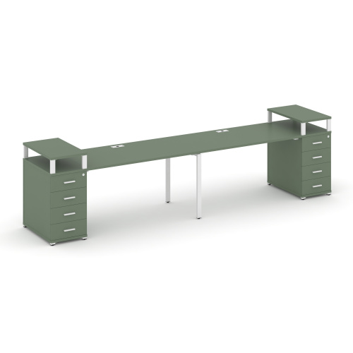 Бенч-система на 2 места с 2 опорными тумбами Concept CN.ORS-427 Бенч-система на 2 места с 2 опорными тумбами Concept CN.ORS-427