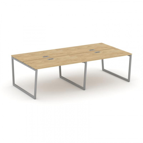 Style Project Рабочая станция 2-х сторон. SN-4T2.DRS-052 Акация Лорка/Металл Антрацит/Заглушка Пласт фото 2