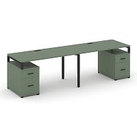 Бенч-система на 2 места с 2 опорными тумбами Concept CN.ORS-324