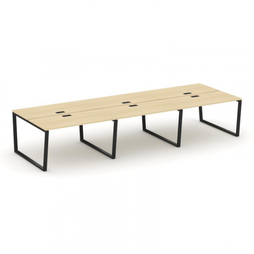 Style Project Рабочая станция 2-х сторон. SN-6T2.DRS-064 Акация Лорка/Металл Антрацит/Заглушка Пласт фото 7