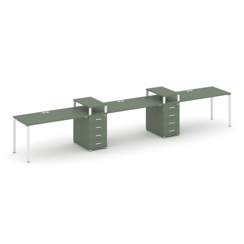 Бенч-система на 3 места с 2 опорными тумбами Concept CN.ORS-449 Бенч-система на 3 места с 2 опорными тумбами Concept CN.ORS-449