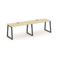 Style Project Рабочая станция 1 сторон. SN-6T1.ORS-024 Акация Лорка/Металл Антрацит/Заглушка Пластик