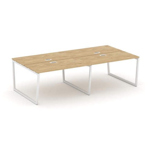 Style Project Рабочая станция 2-х сторон. SN-4T2.DRS-052 Акация Лорка/Металл Антрацит/Заглушка Пласт фото 3