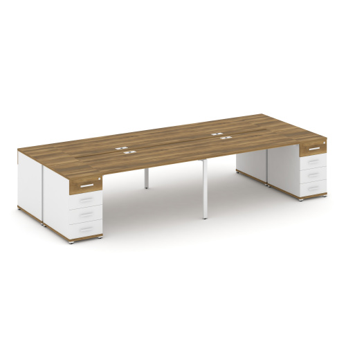 Бенч-система на 4 места с 2 опорными тумбами Concept CN.DRS-427 фото 8