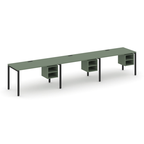 Бенч-система на 3 места с подвесными тумбами Concept CN.ORS-127