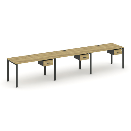 Бенч-система на 3 места с подвесными тумбами Concept CN.ORS-130 фото 4