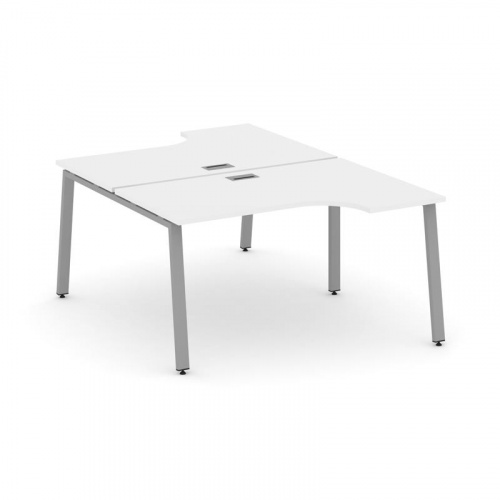 Style Project Рабочая станция эргоном. SN-6A.DRPA-021 Акация Лорка/Металл Белый 1380*1632/1992*750 фото 14