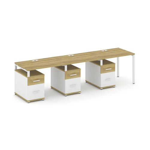 Бенч-система на 3 места с 3 опорными тумбами Concept CN.ORS-345 фото 11