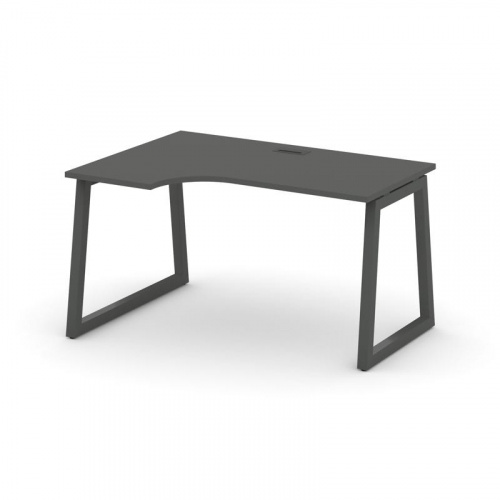 Style Project Стол рабочий эргоном. SN-5T1.SPA-002(L) Акация Лорка/Металл Антрацит/Заглушка Пластик фото 27