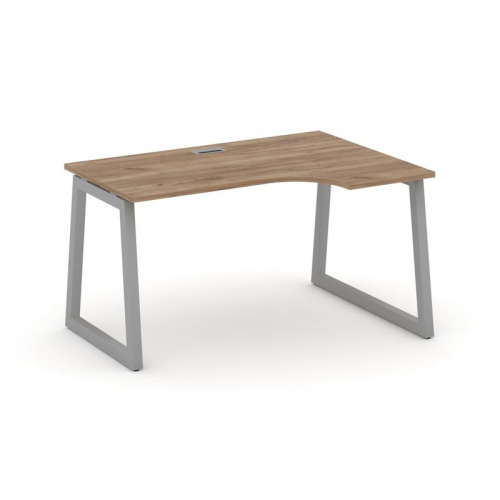 Style Project Стол рабочий эргоном. SN-5T1.SPA-001(R) Акация Лорка/Металл Антрацит/Заглушка Пластик фото 10