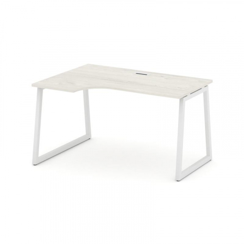 Style Project Стол рабочий эргоном. SN-4T1.SPA-001(L) Акация Лорка/Металл Антрацит/Заглушка Пластик фото 18