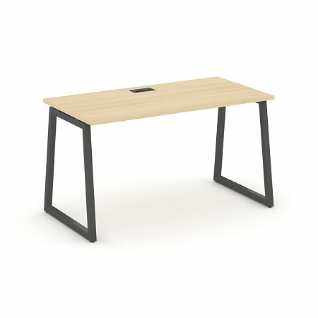 Style Project Стол письменный SN-4T1.SP-005 Акация Лорка/Металл Антрацит/Заглушка Пластик Черный 178