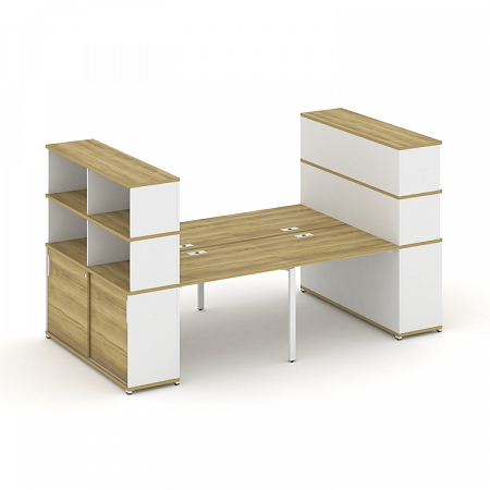 Бенч-система с опорными шкафами-купе Concept CN.DRS-285