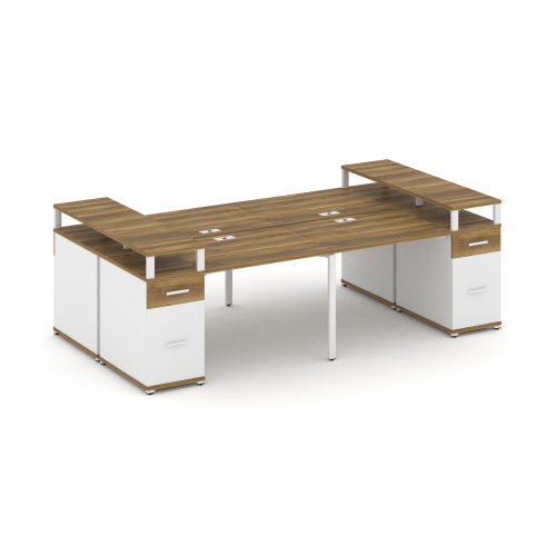 Бенч-система на 4 места с 2 опорными тумбами Concept CN.DRS-445 фото 8 Бенч-система на 4 места с 2 опорными тумбами Concept CN.DRS-445 фото 8