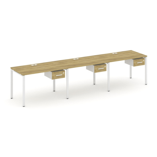 Бенч-система на 3 места с подвесными тумбами Concept CN.ORS-130 фото 11