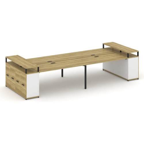 Бенч-система с опорными распашными шкафами Concept CN.DRS-268 фото 6 Бенч-система с опорными распашными шкафами Concept CN.DRS-268 фото 6