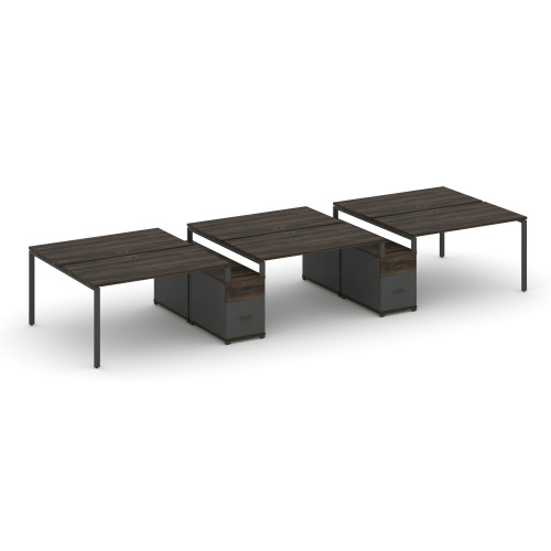 Бенч-система на 6 мест с 2 опорными тумбами Concept CN.DRS-338 фото 3 Бенч-система на 6 мест с 2 опорными тумбами Concept CN.DRS-338 фото 3