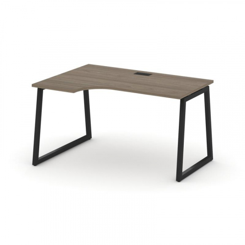 Style Project Стол рабочий эргоном. SN-4T1.SPA-001(L) Акация Лорка/Металл Антрацит/Заглушка Пластик фото 5