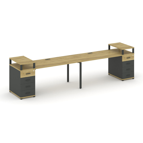 Бенч-система на 2 места с 2 опорными тумбами Concept CN.ORS-428 фото 4