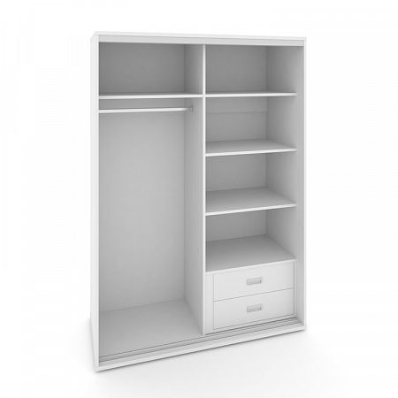 Корпус 2-х секционного шкафа низкого L=1400мм Maris SH.K2-4.2 K1