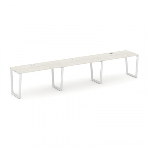 Style Project Рабочая станция 1 сторон. SN-6T2.ORS-034 Акация Лорка/Металл Антрацит/Заглушка Пластик фото 13