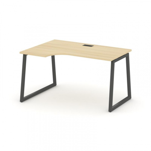 Style Project Стол рабочий эргоном. SN-4T1.SPA-001(L) Акация Лорка/Металл Антрацит/Заглушка Пластик фото 28