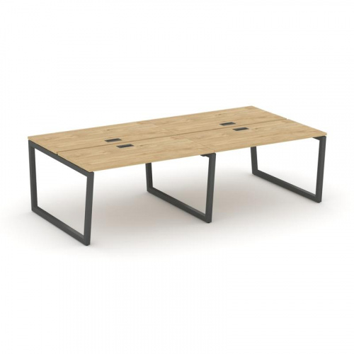 Style Project Рабочая станция 2-х сторон. SN-5T2.DRS-054 Акация Лорка/Металл Антрацит/Заглушка Пласт фото 22