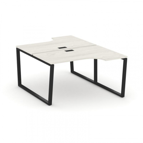 Style Project Рабочая станция эргоном. SN-6T2.DRPA-021 Акация Лорка/Металл Антрацит/Заглушка Пластик фото 7