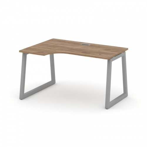 Style Project Стол рабочий эргоном. SN-5T1.SPA-002(L) Акация Лорка/Металл Антрацит/Заглушка Пластик фото 10