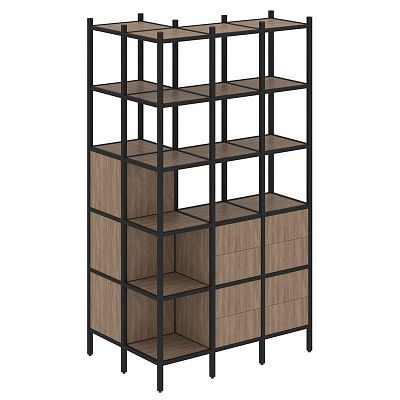 Стеллаж офисный угловой Loft VR.L-54