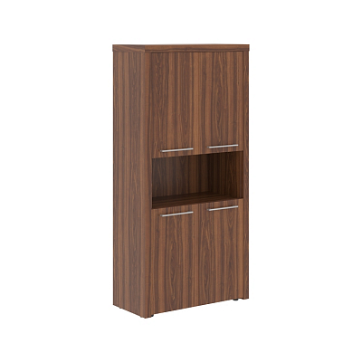 Шкаф с 2-мя комплектами глухих малых дверей и топом Зенн ZHC 85.4