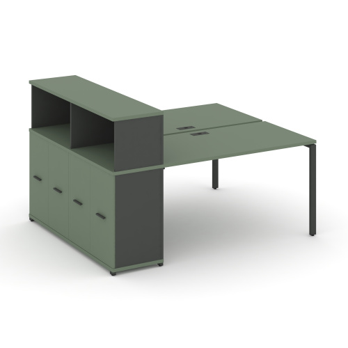 Бенч-система с опорным распашным шкафом Concept CN.DRS-225 фото 2