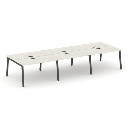 Style Project Рабочая станция 2-х сторон. SN-5A.DRS-061 Акация Лорка/Металл Антрацит 2940*1232*750 фото 24