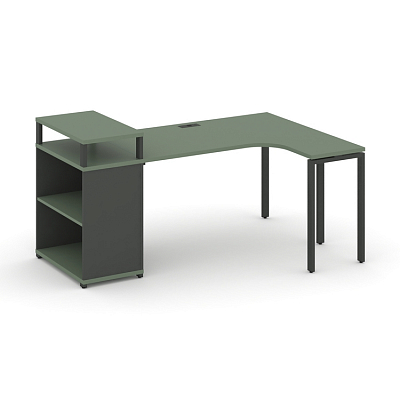 Стол эргономичный с опорным стеллажом Concept CN.SA-204(R)